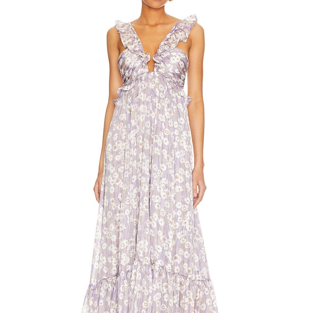 Sabrina Musayev Astrid Dress in Lilac Print
